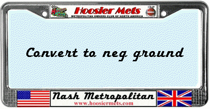 Convert to neg ground